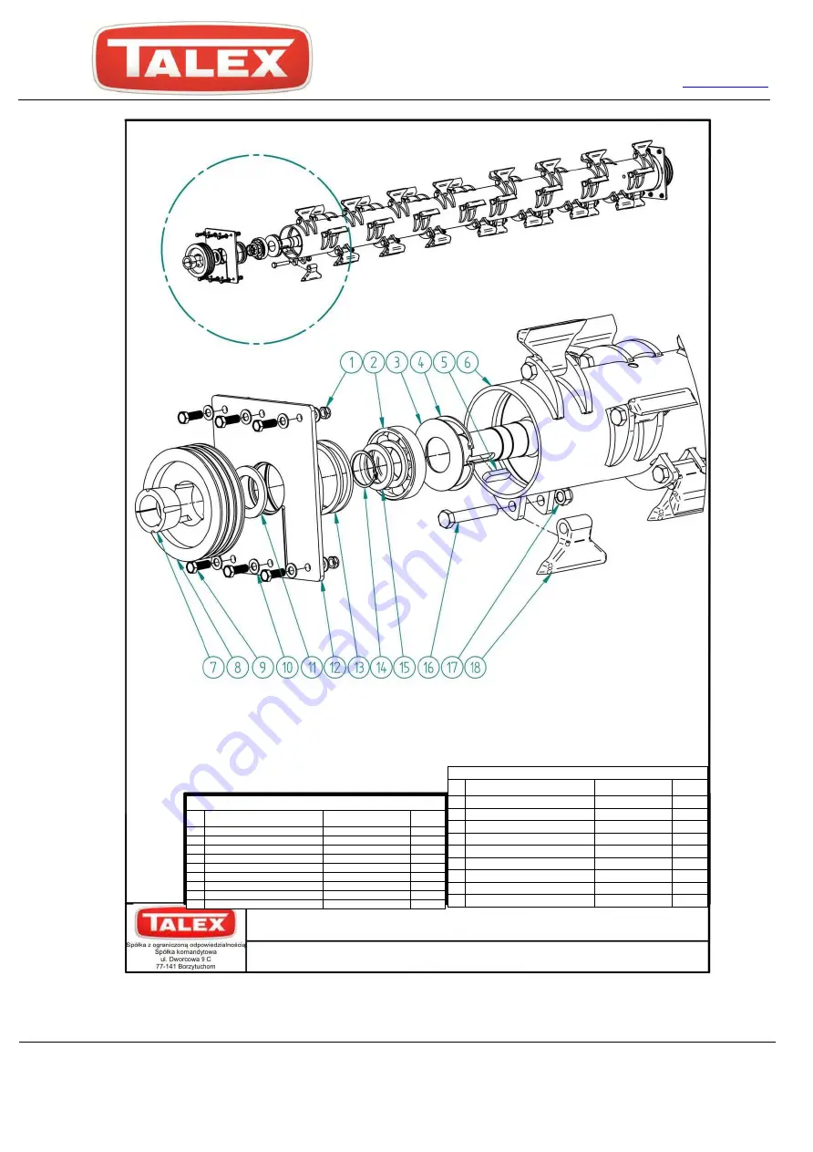 Talex LEOPARD 320/O PROFESSIONAL Instruction Manual-Catalogue Of Parts-Warranty Download Page 31