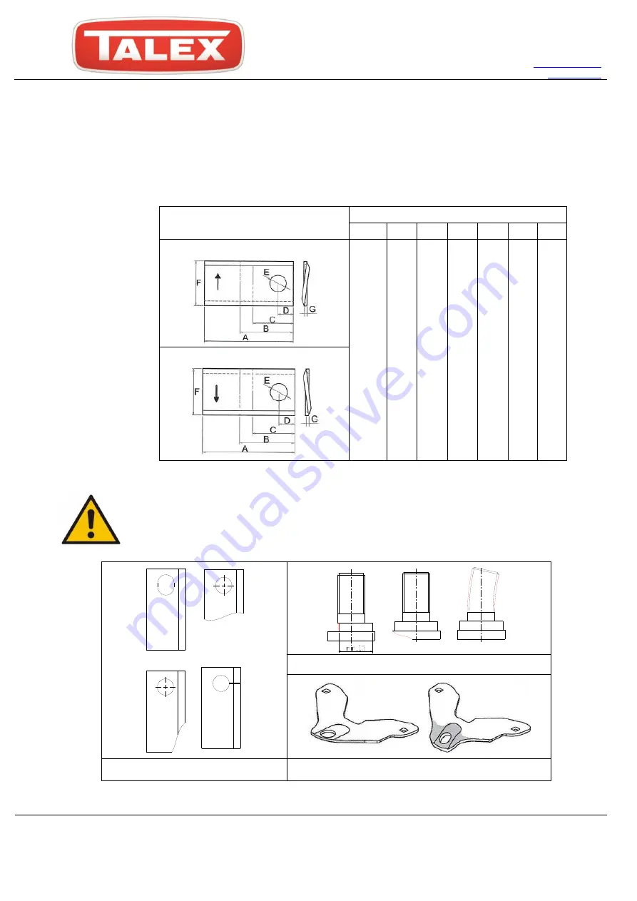 Talex OptiCUT 210 Original User Manual, Spare Parts Catalogue, Warranty Download Page 30