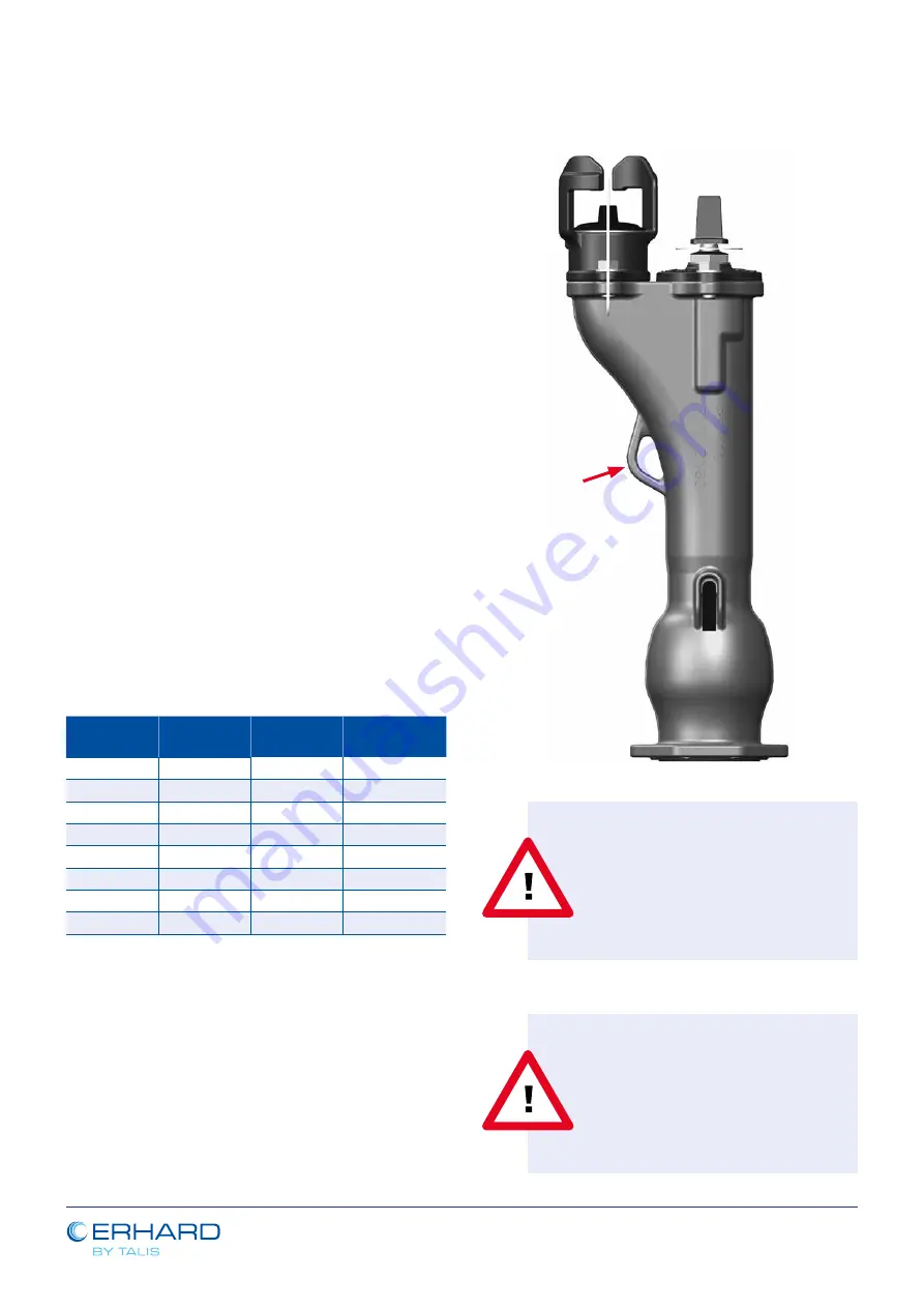 Talis ERHARD HALIOSTM Installation, Operation And Maintenance Manual Download Page 10