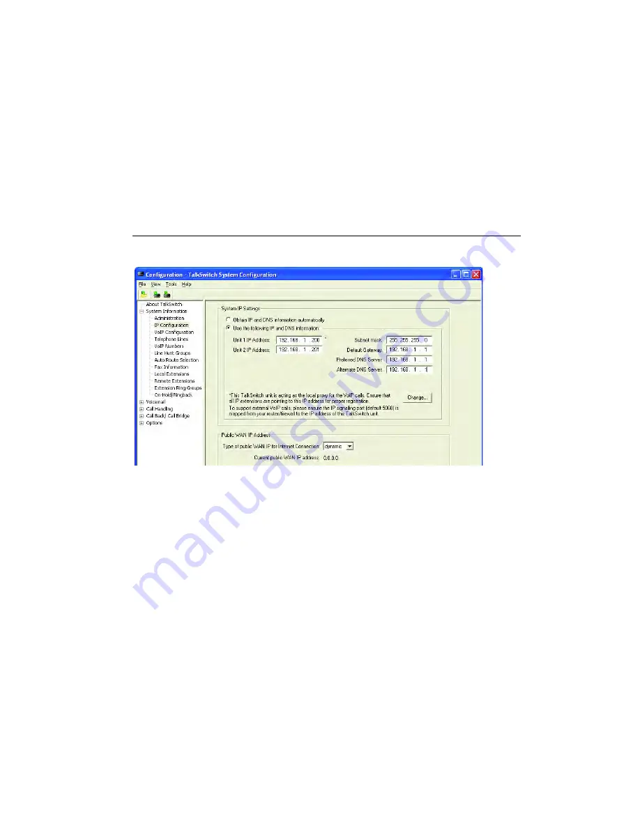 Talkswitch 48-CA/CVA User Manual Download Page 175