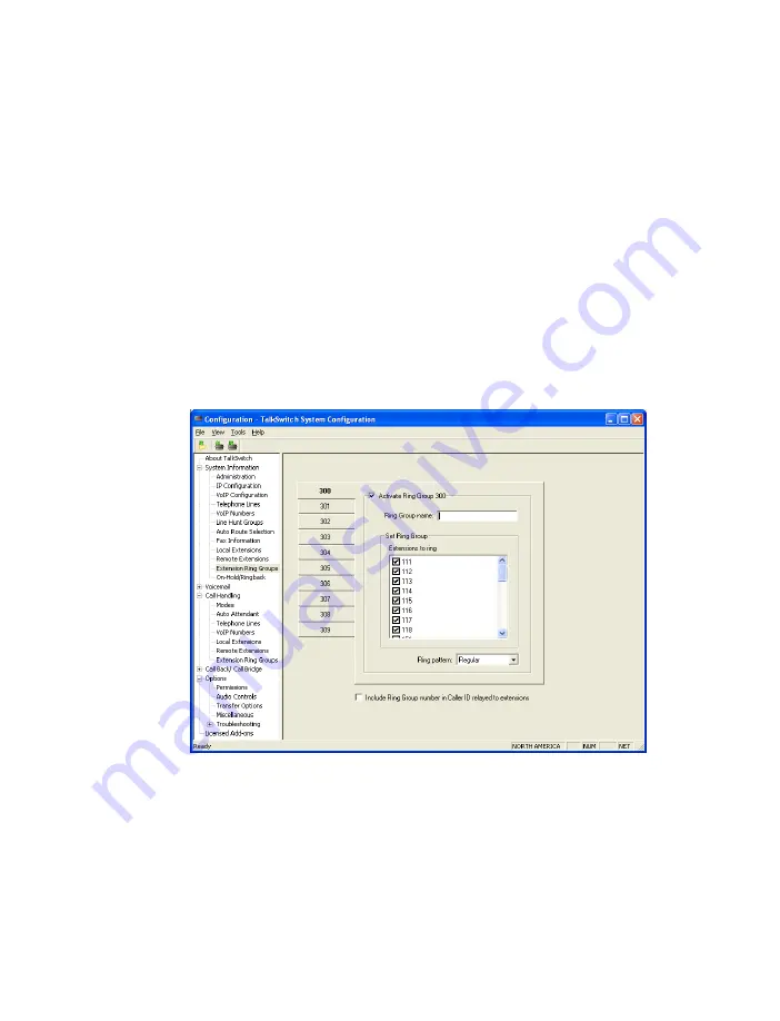 Talkswitch CT.TS005.003902 Скачать руководство пользователя страница 95