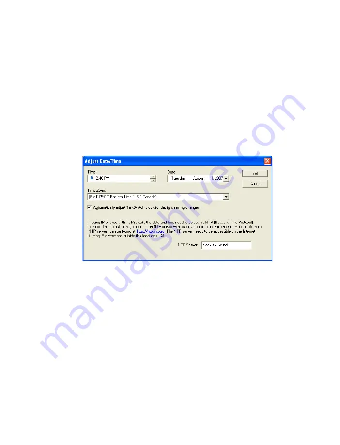 Talkswitch CT.TS005.003902 User Manual Download Page 117