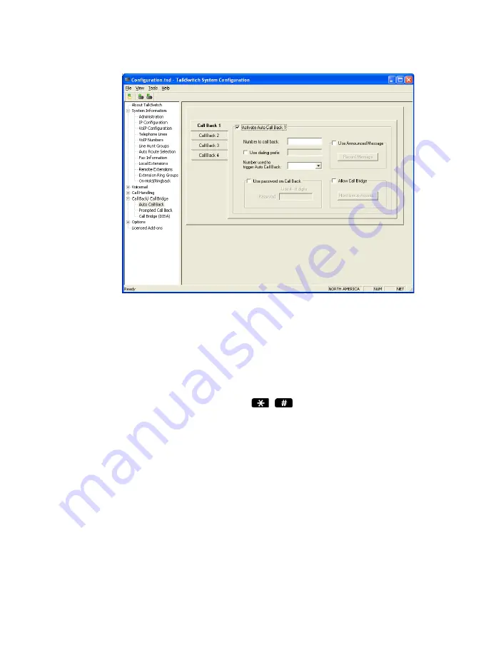 Talkswitch CT.TS005.003902 User Manual Download Page 140