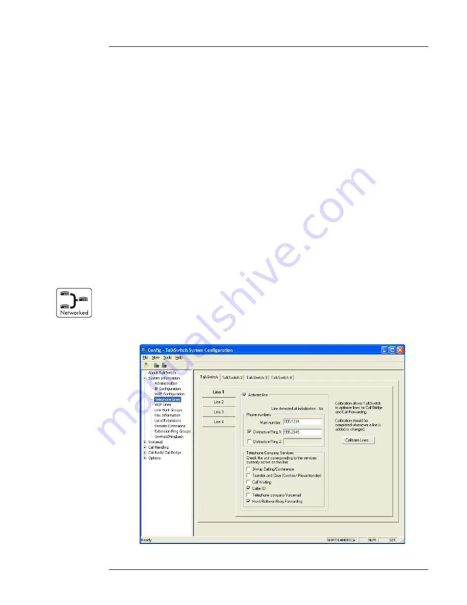 Talkswitch TALKSWITCH 48-CA User Manual Download Page 38