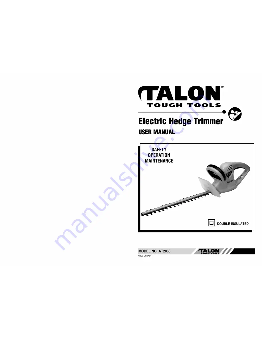 Talon Tools AT2038 User Manual Download Page 4