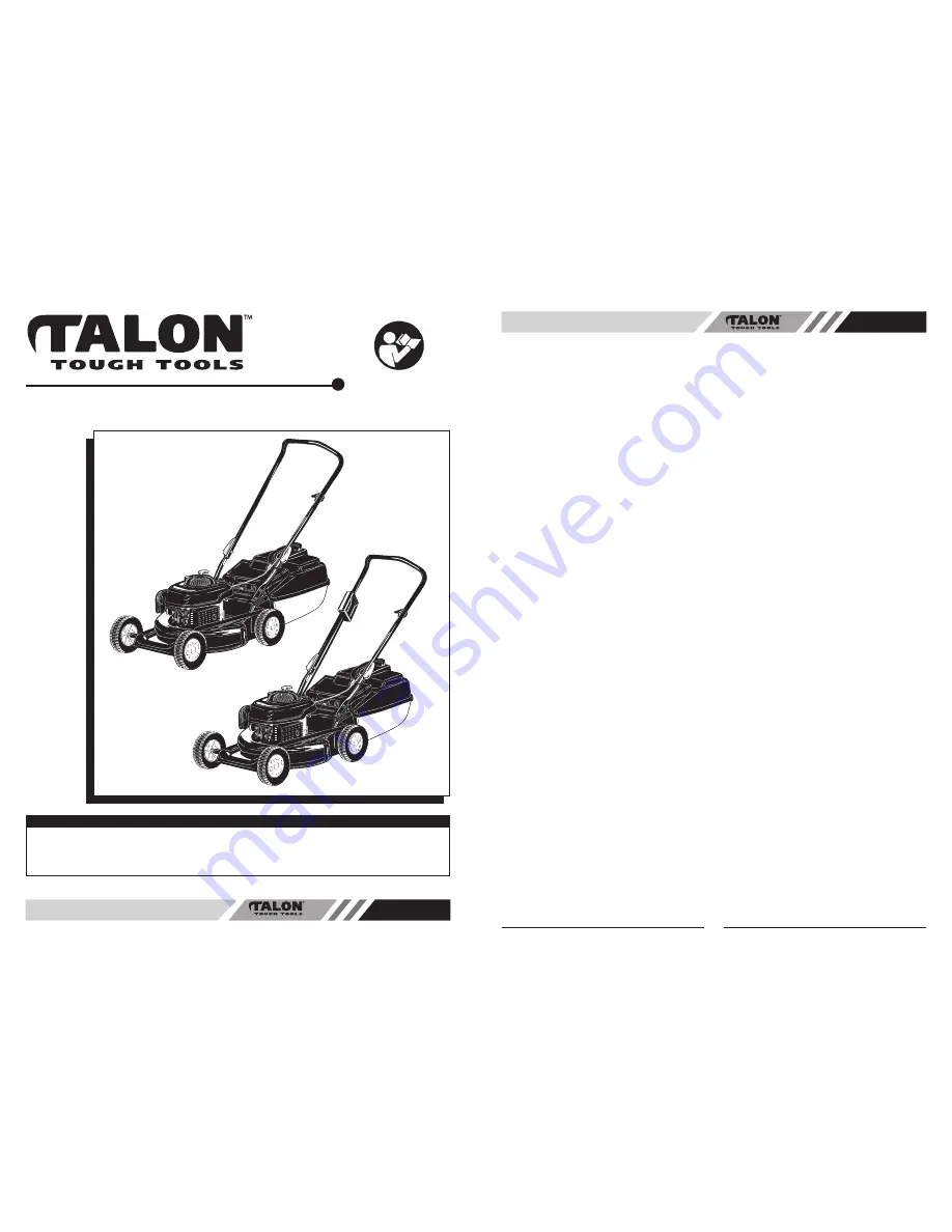 Talon AM3030N Owner'S Manual Download Page 1