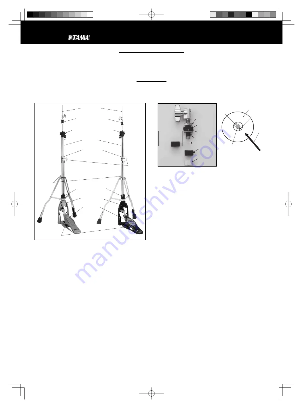 Tama IRON COBRA HI-HAT Скачать руководство пользователя страница 1