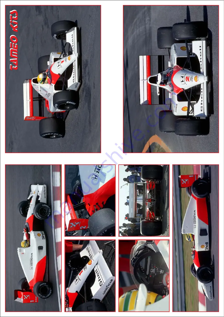 Tameo Kits TMK149 McLaren HONDA MP4/6 JAPANESE G.P.... Скачать руководство пользователя страница 1