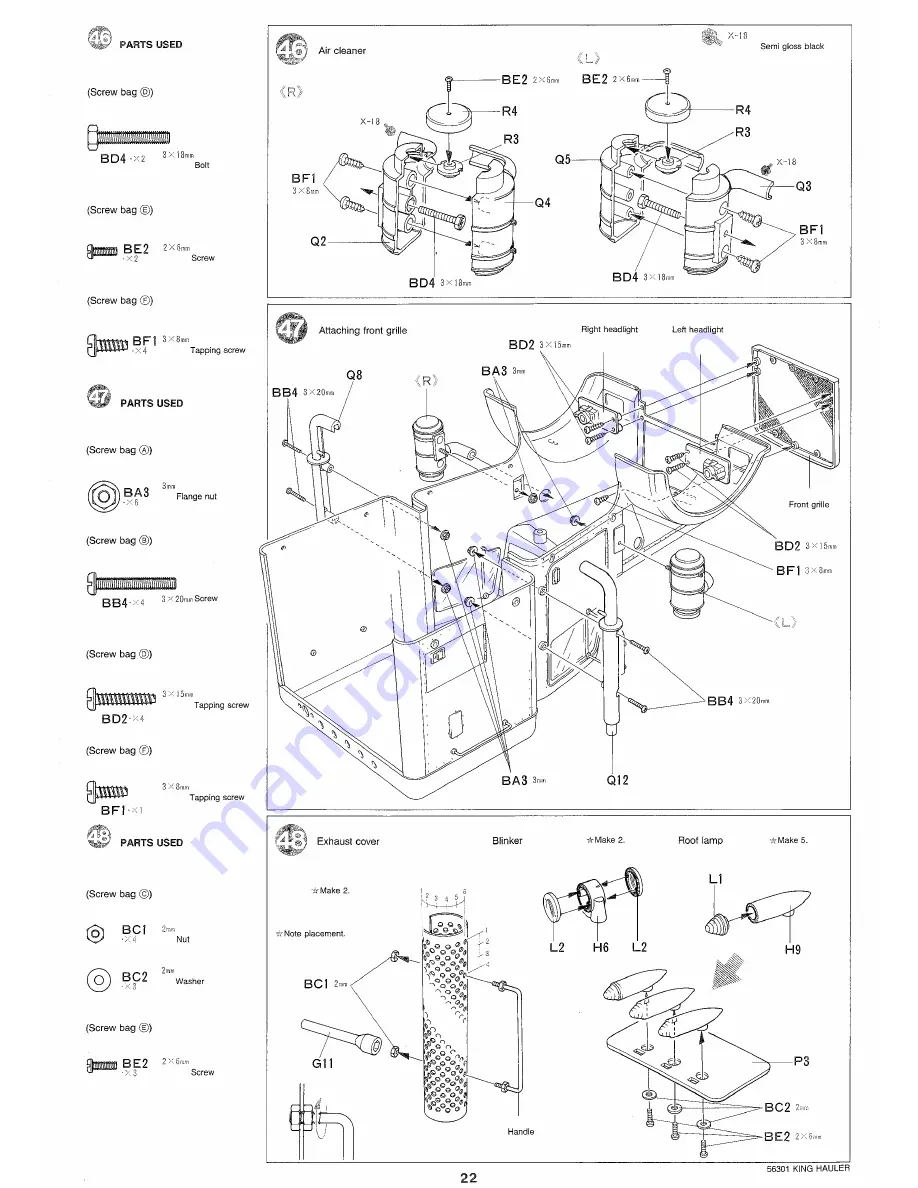 Tamiya 56336 User Manual Download Page 21