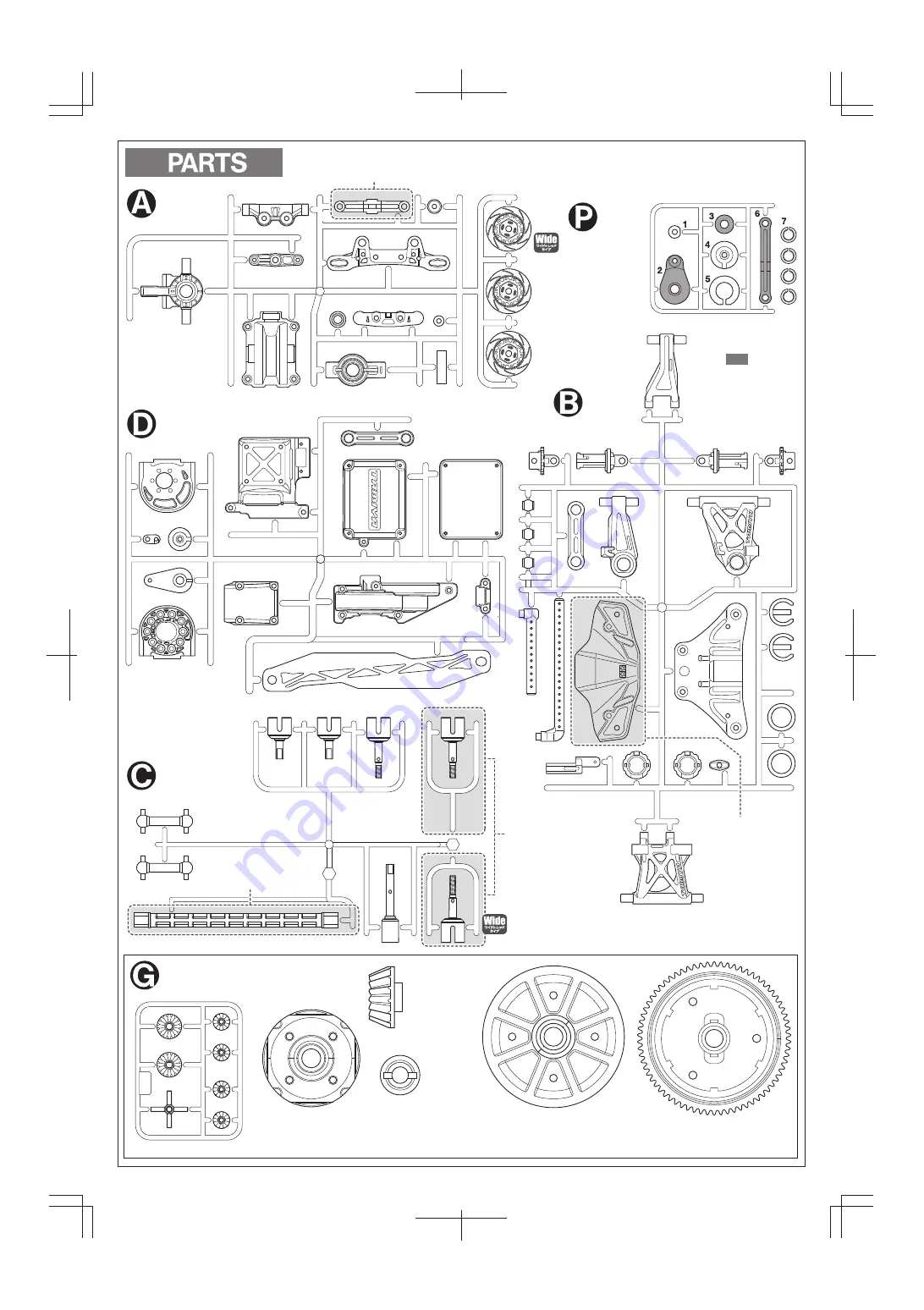 Tamiya TB EVOLUTION II Shaft Driven 4WD Chassis Скачать руководство пользователя страница 22