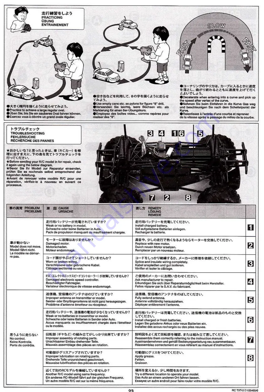 Tamiya TXT-2 Manual Download Page 23