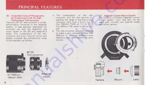 Tamron 06B Owner'S Manual Download Page 7