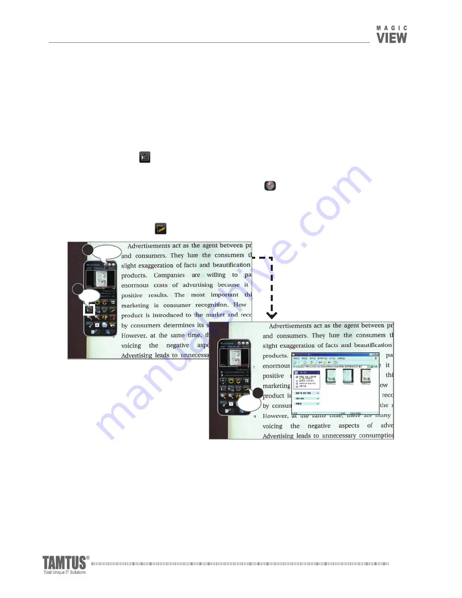 Tamtus MagicView UVC-500AF User Manual Download Page 20