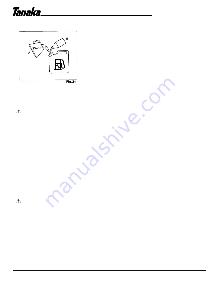 Tanaka AST-210 Owner'S Manual Download Page 9