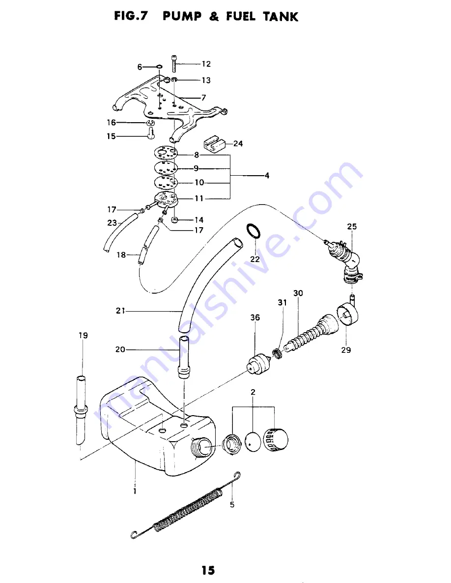 Tanaka QEG-250 Parts Catalog Download Page 15