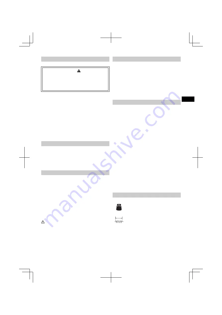 Tanaka SF-HT Handling Instructions Manual Download Page 15