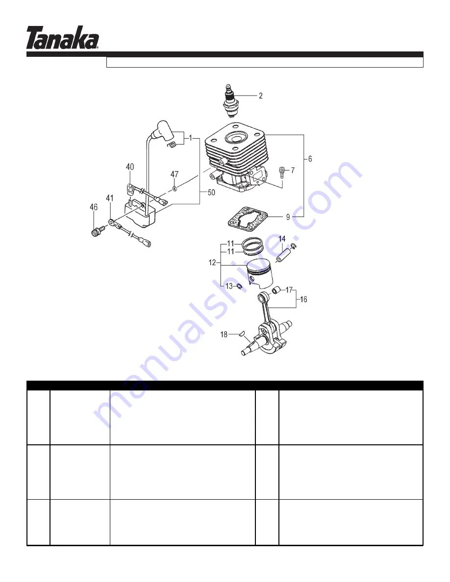 Tanaka TBC-245PF Скачать руководство пользователя страница 2