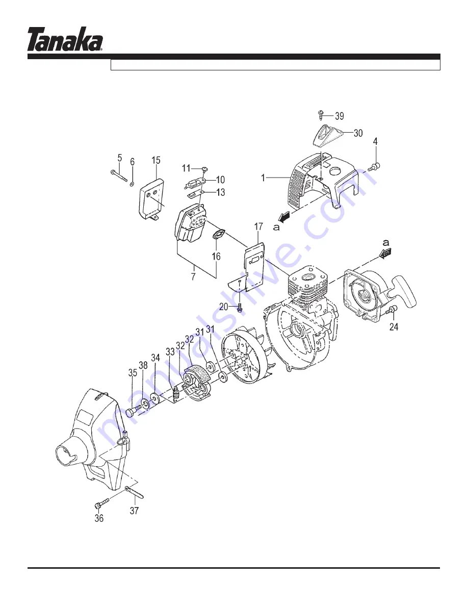 Tanaka TBC-245PF Illustrated Parts Manual Download Page 6