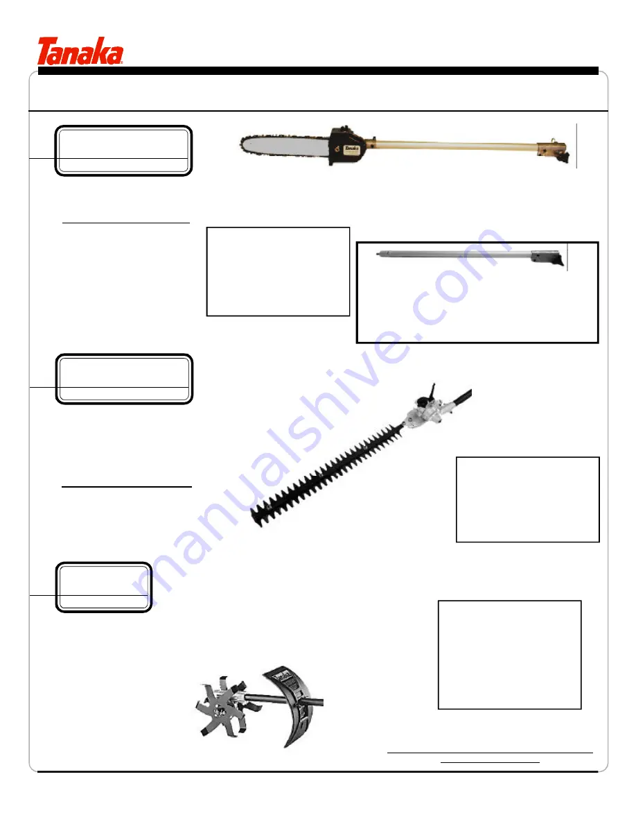 Tanaka TBC-265 Parts Catalog Download Page 2