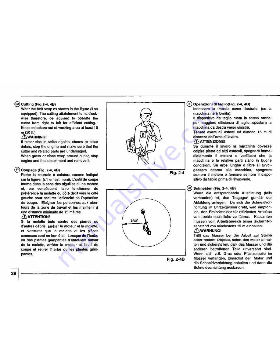 Tanaka TBC-4000/5000 Owner'S Manual Download Page 32