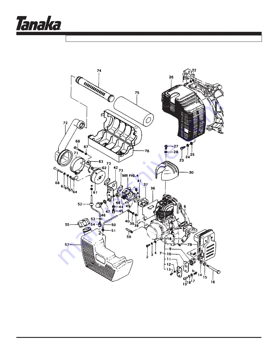 Tanaka TBL-455 Illustrated Parts Manual Download Page 5