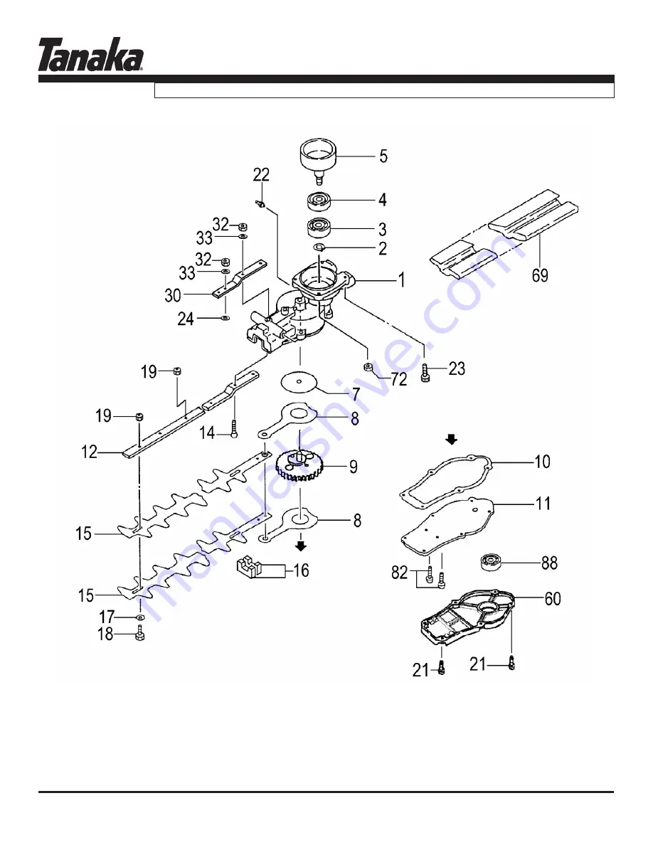 Tanaka THT-210S Illustrated Parts Manual Download Page 10