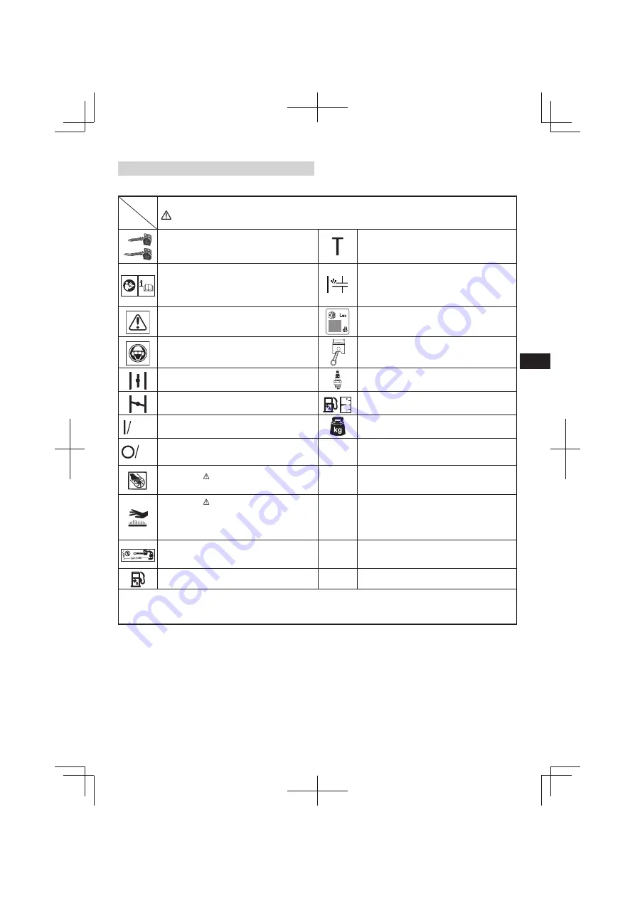 Tanaka TRB 27EAP Handling Instructions Manual Download Page 81