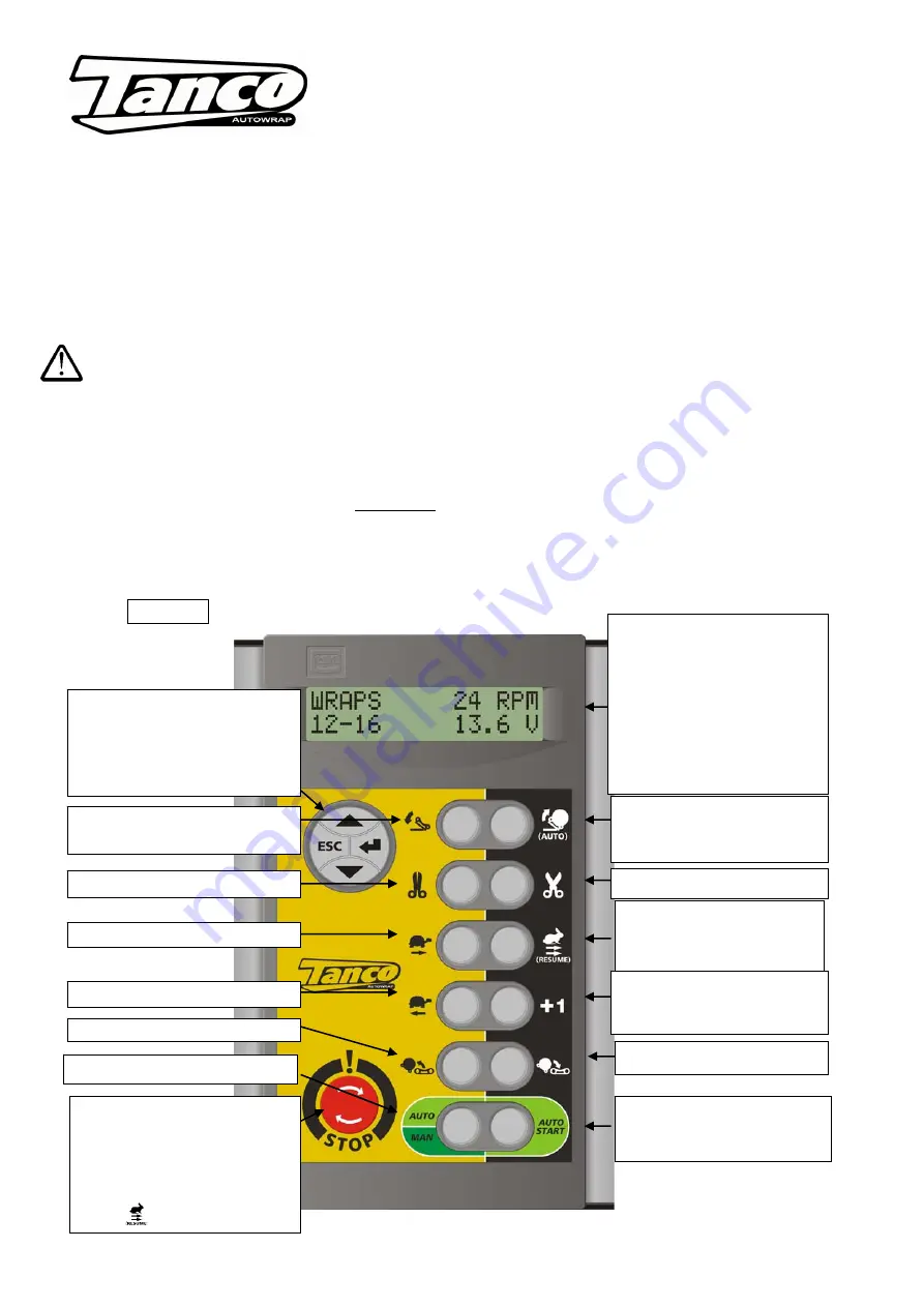 Tanco Autowrap 404 EH Скачать руководство пользователя страница 16