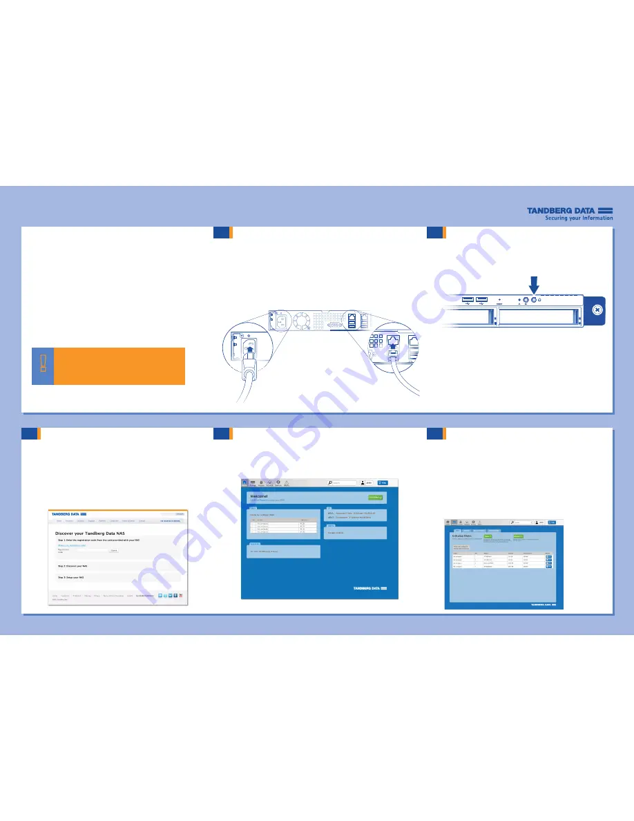 Tandberg Data BizNAS R400 series Скачать руководство пользователя страница 2