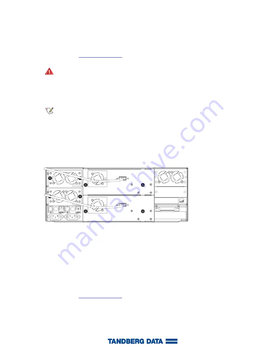 Tandberg Data StorageLibrary LTO-3 FC Скачать руководство пользователя страница 36