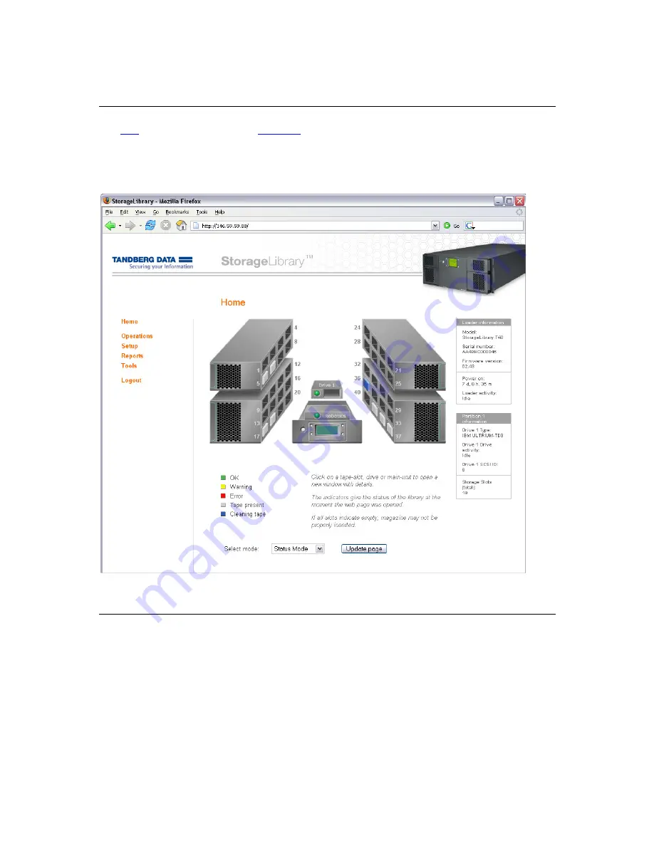 Tandberg Data StorageLibrary LTO-3 FC Скачать руководство пользователя страница 45