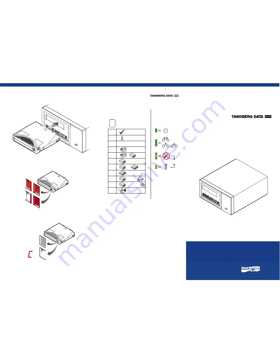 TANDBERG 240LTO Скачать руководство пользователя страница 1