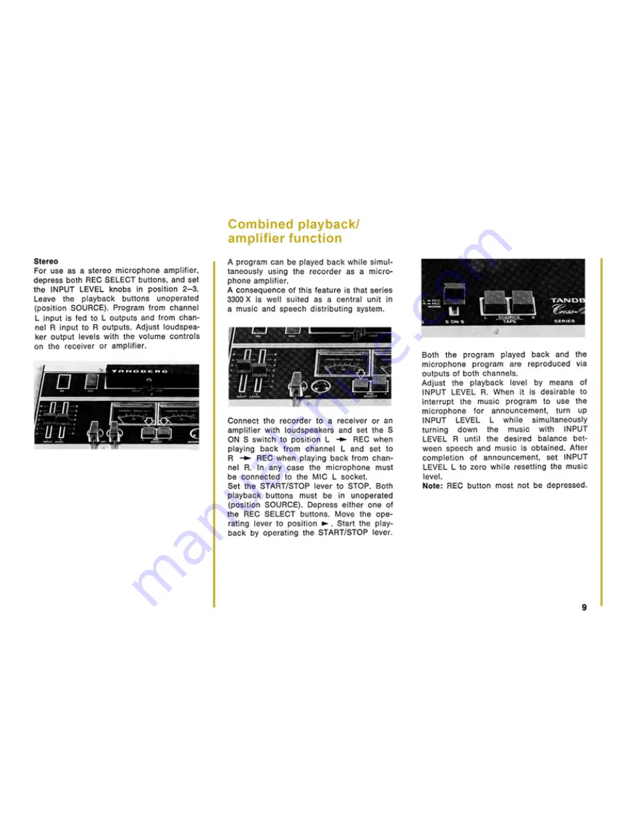 TANDBERG 3300X series Скачать руководство пользователя страница 9