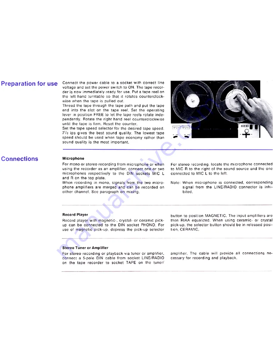 TANDBERG 4000 X series Operating Manual Download Page 5