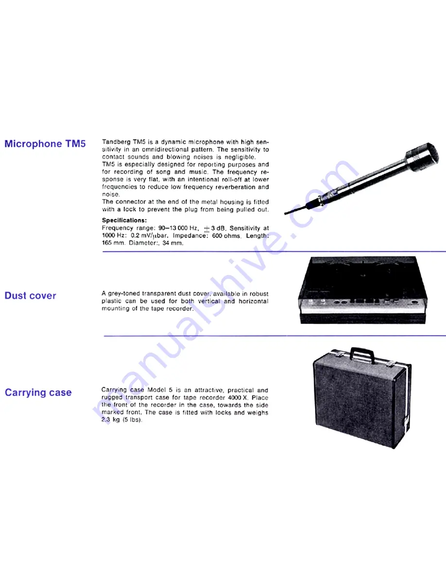 TANDBERG 4000 X series Operating Manual Download Page 19