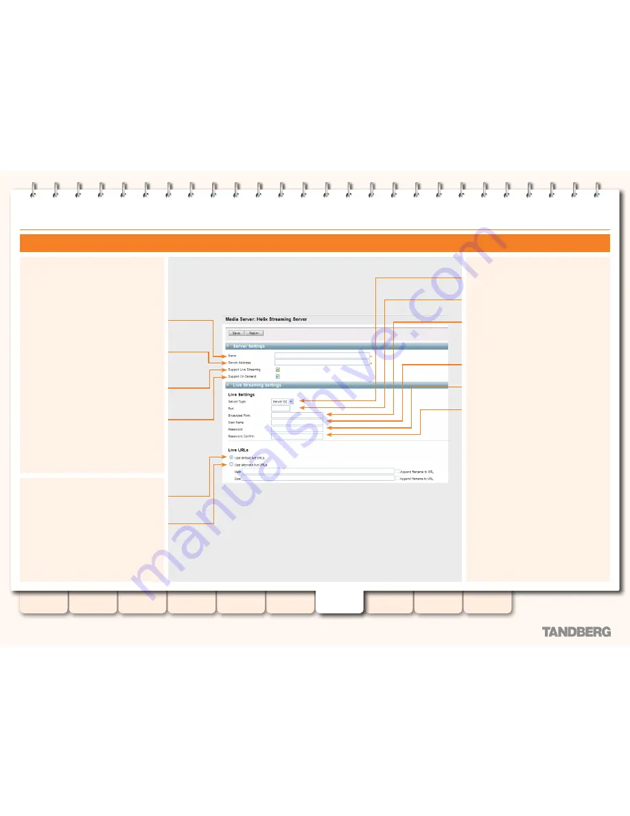 TANDBERG Content Server None Administrator'S Manual Download Page 72