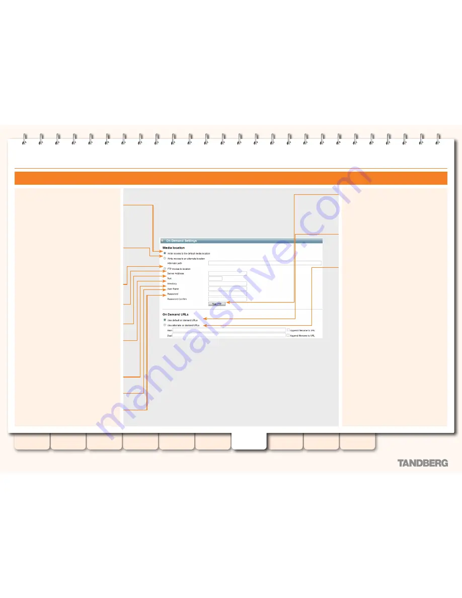 TANDBERG Content Server None Administrator'S Manual Download Page 73