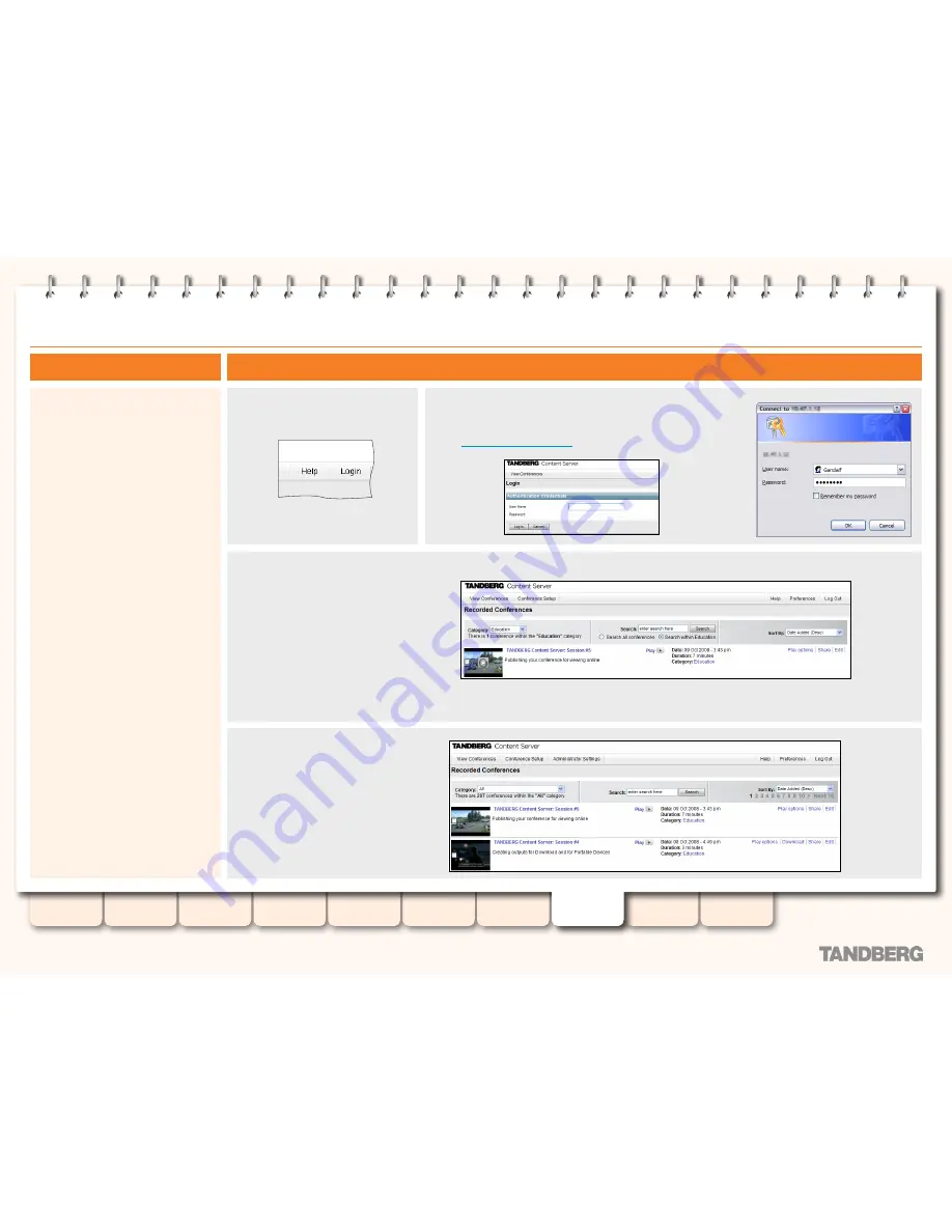 TANDBERG Content Server None Administrator'S Manual Download Page 92