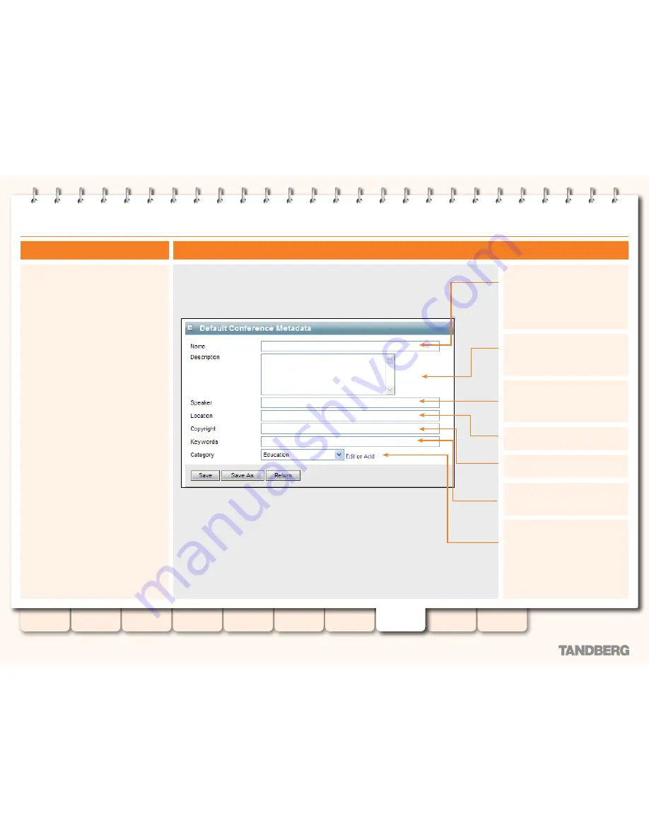 TANDBERG Content Server None Administrator'S Manual Download Page 106