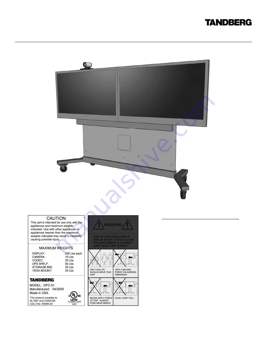 TANDBERG DPC-01 Assembly Download Page 1