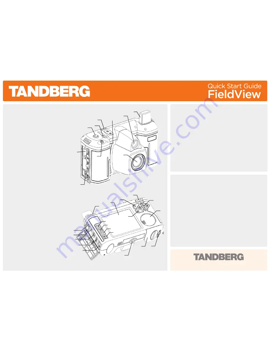 TANDBERG FieldView Quick Start Manual Download Page 1