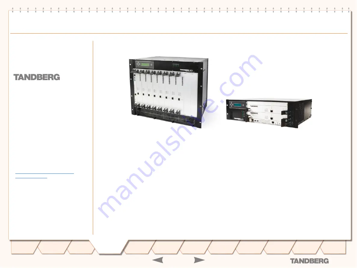 TANDBERG Media Processing System MPS 200 Скачать руководство пользователя страница 19