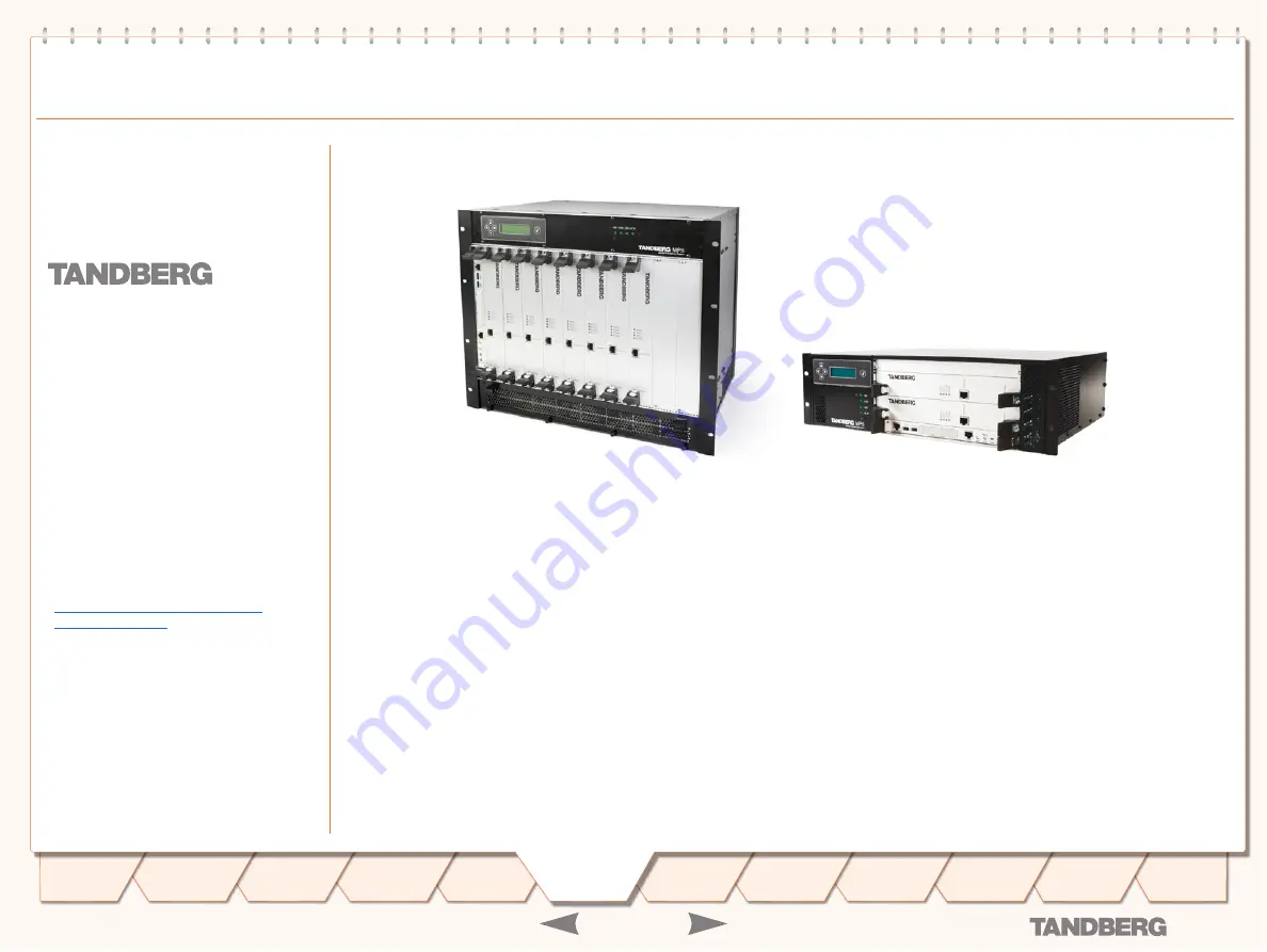 TANDBERG Media Processing System MPS 200 Скачать руководство пользователя страница 36