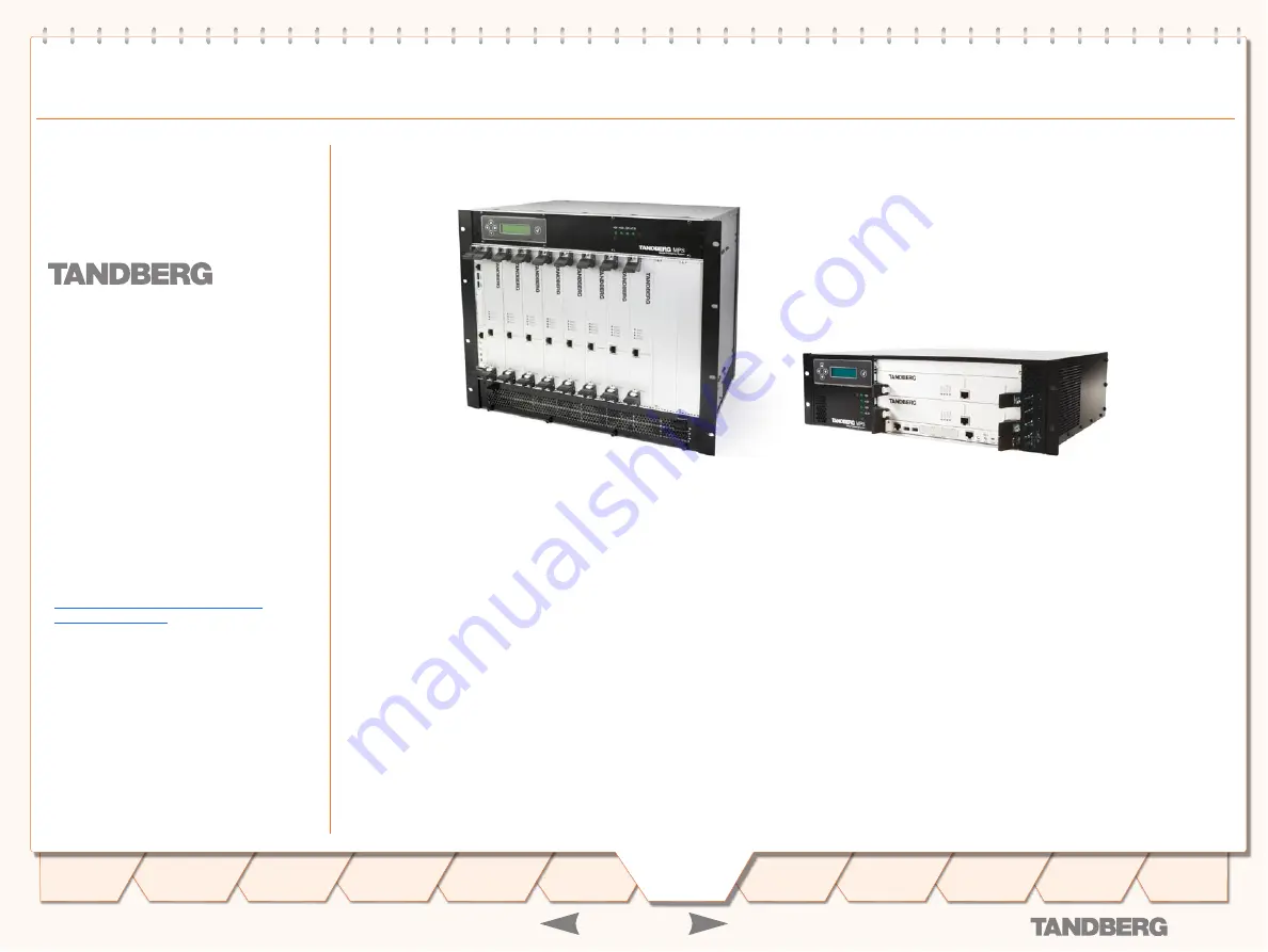 TANDBERG Media Processing System MPS 200 Скачать руководство пользователя страница 76