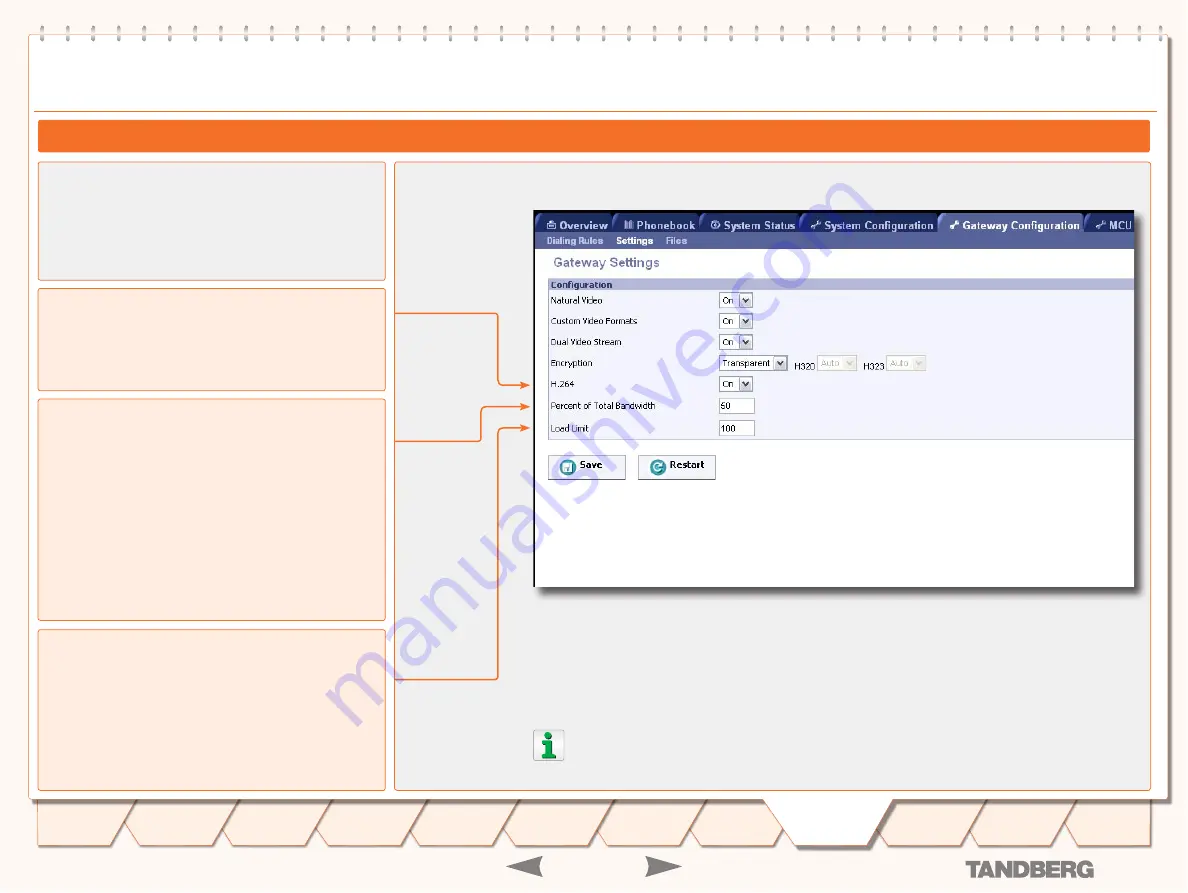 TANDBERG Media Processing System MPS 200 Administrator'S Manual Download Page 120