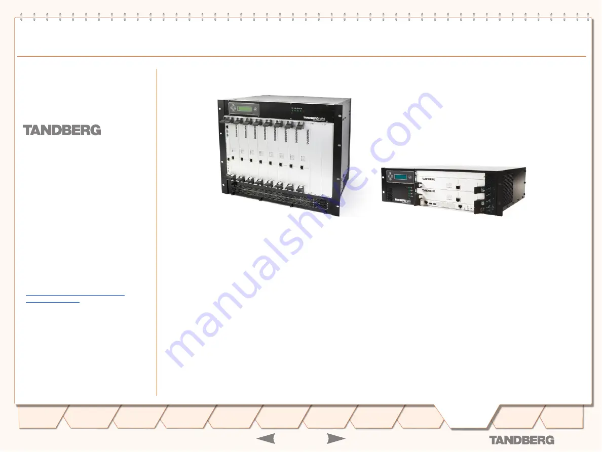 TANDBERG Media Processing System MPS 200 Administrator'S Manual Download Page 122