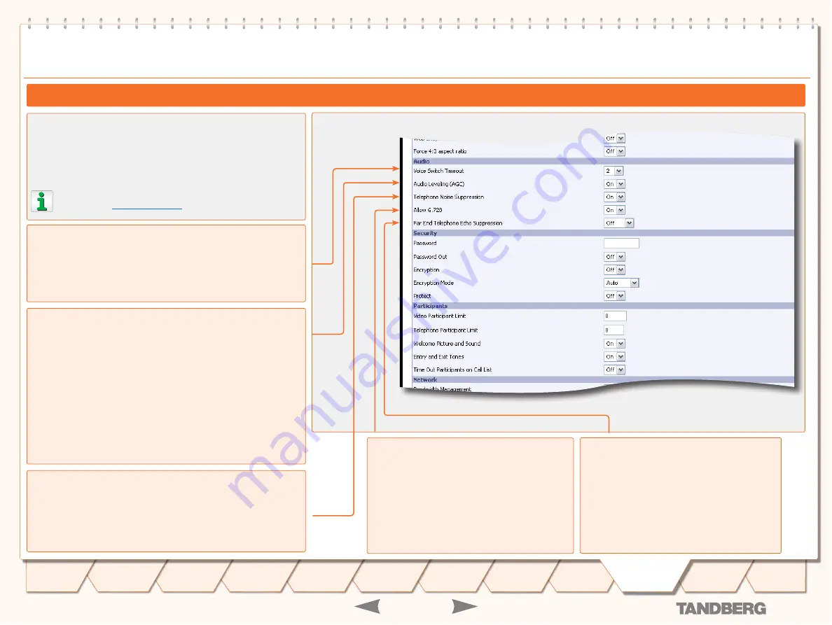 TANDBERG Media Processing System MPS 200 Скачать руководство пользователя страница 138