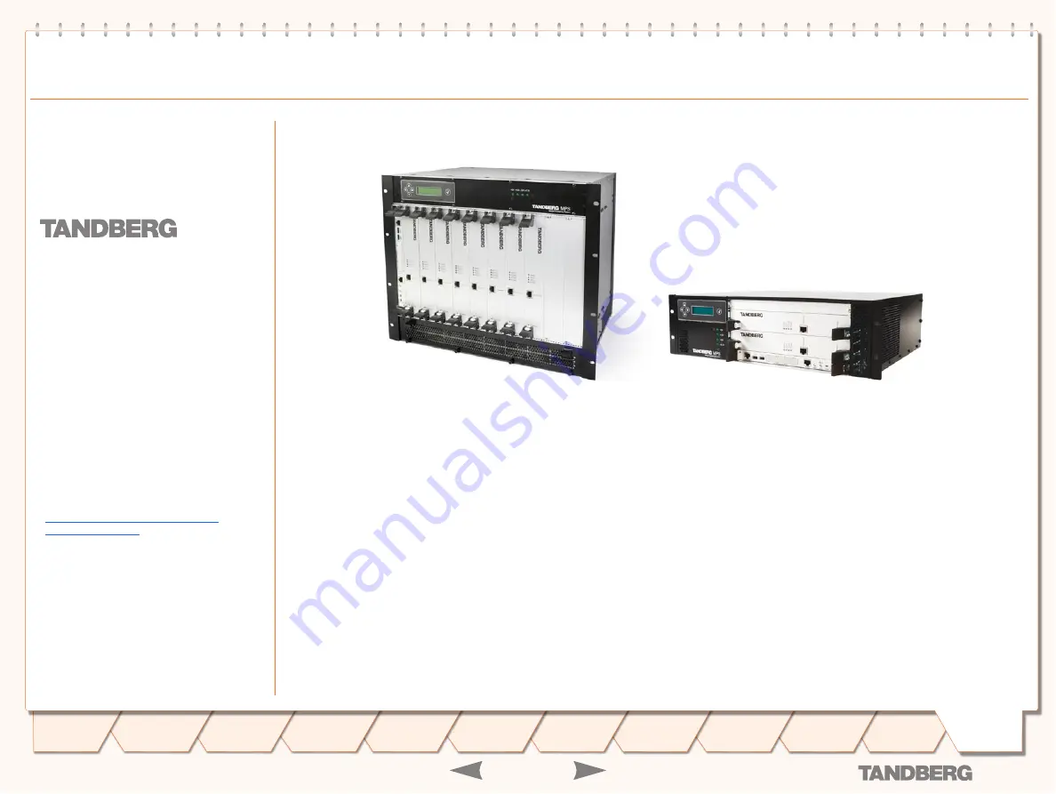 TANDBERG Media Processing System MPS 200 Скачать руководство пользователя страница 166