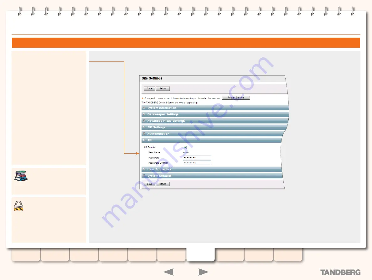 TANDBERG S3.1 Administrator'S Manual Download Page 45