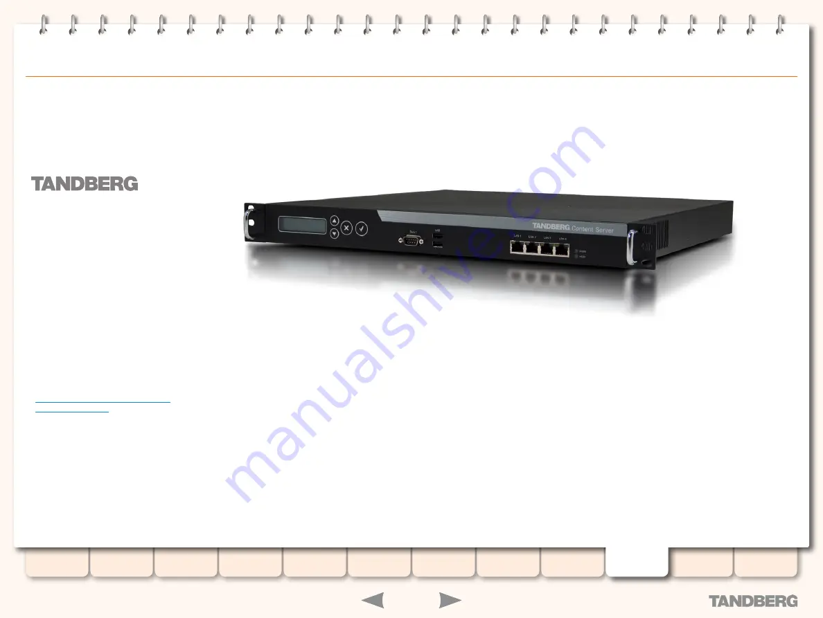 TANDBERG S3 Administrator'S Manual Download Page 80